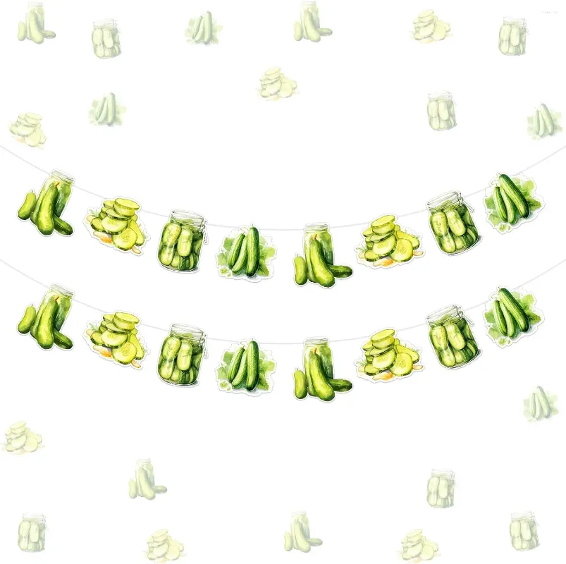 Party Decoration Dill Pickle Birthday Banner For Kids Funny Garland Supplies Cucumber Theme Kind Of A Big