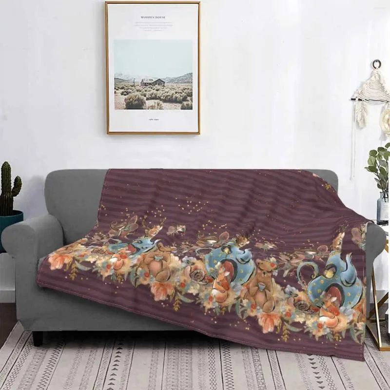 Couvertures Automne Fée Terre Fées Feuilles d'Automne Climatisation Couverture Douce Art Ordinateur Portable Chambre Salon T Manga Japon Luffy Pirate