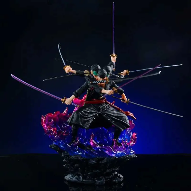 アニメワンピースRORONOA ZOROアクションフィギュア：マルチ