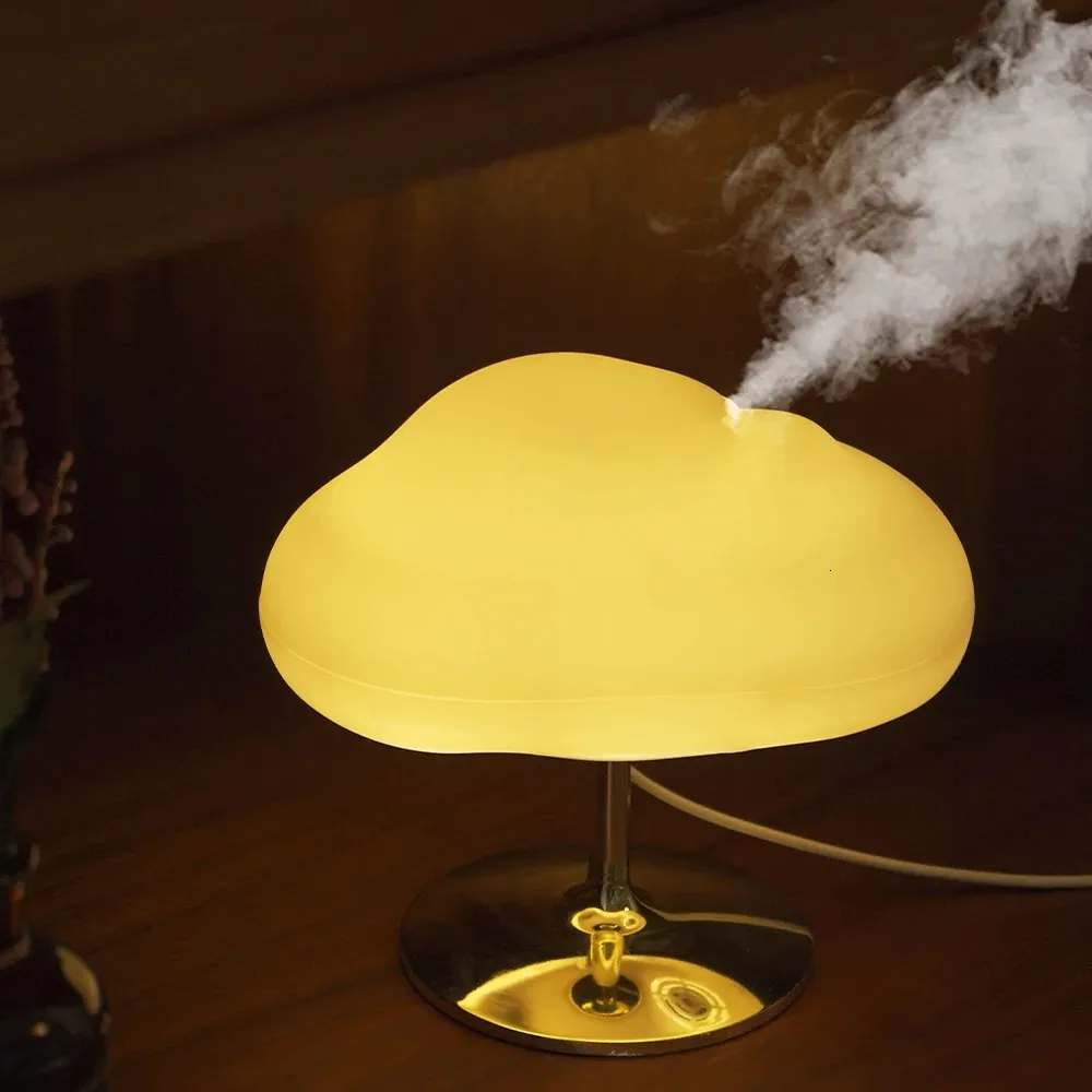 Diffusore umidificatore nuvola di pioggia per oli essenziali Umidificatore Lampada aromatica per oli Aria Odore Camera Fragranza per la casa Nebbia Casa Mini 240321