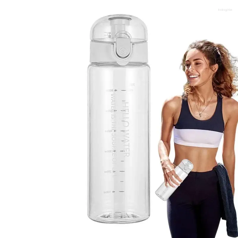 Storage Bottles Water Bottle Transparent Jar Gym Sealed Sports Scented Leak Proof Pot Suitable For Outdoor
