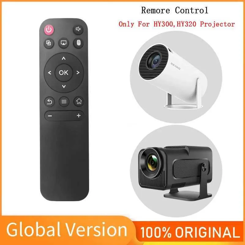 Télécommande De Remplacement Pour Projecteur HY320 Pro - Télécommande Universelle Noire, Nécessite 2 Piles AAA