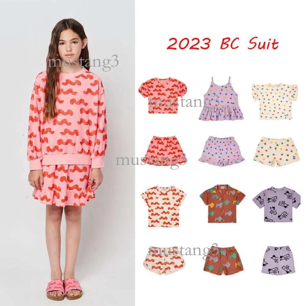 Ensembles de vêtements BC Spring Summer Vêtements pour enfants Filles Sweatshirts Pantalons Jupes Bébé Enfants T-shirts à manches courtes Vêtements Top 230608