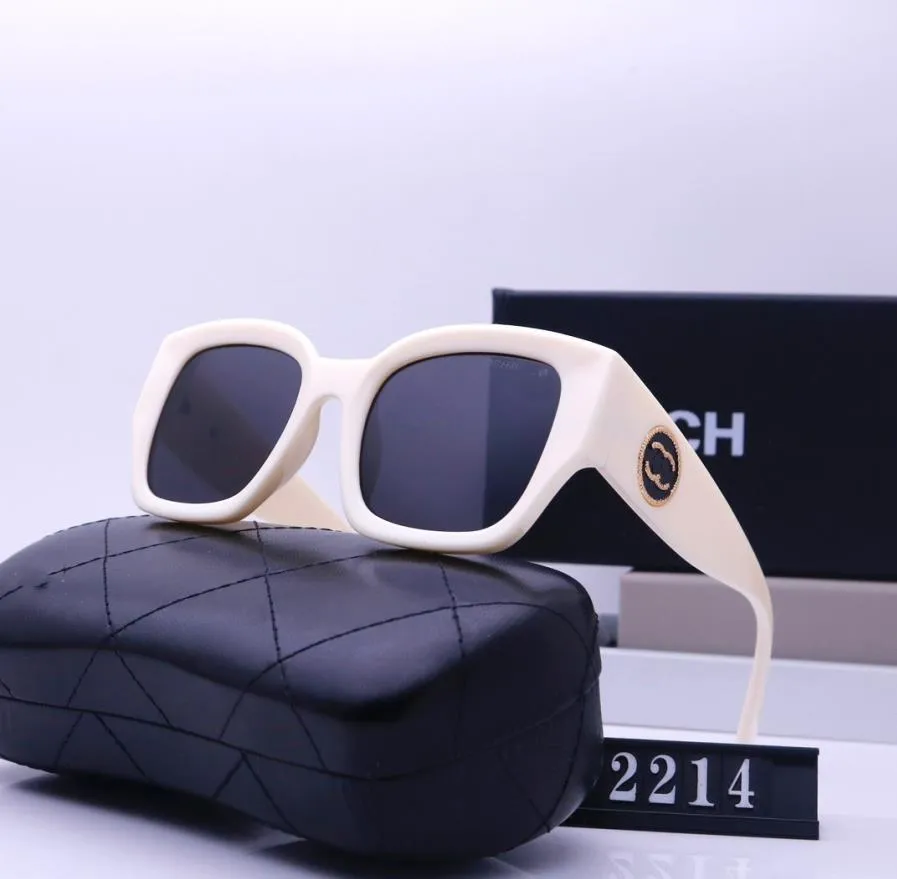 Sunglasses Women Men famous Chaneel designer brand design Casual sunglasses design 2214 series box optional help driver to boundary of export