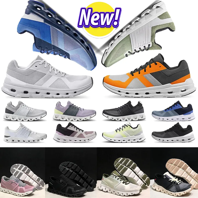 Designerskor Pearl Cloud On White Nova Women Nova Rinnande skor 2024 Plattform Sneakers Run Pink Clouds Mon Shoe Trainers