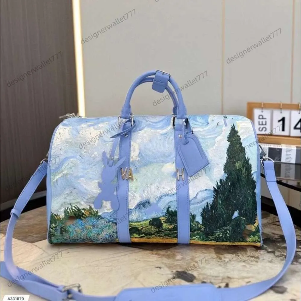 Saco de designer de luxo duplo duffle bag malas de viagem bolsas femininas grande capacidade saco de bagagem bagagem à prova dwaterproof água bolsa de alta qualidade