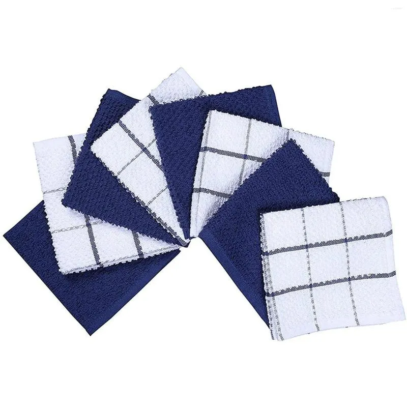 Towel Amazing Silicone Dish Wohuafu Square Checkered Cotton Kitchen Cloth Gift Pure Face