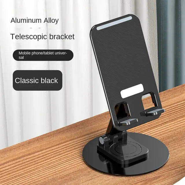 Alüminyum Alaşım Cep Telefonu Tutucu Masaüstü Cep Telefonu Tablet Stand Stand Ayarlanabilir Kaldırma iPad Samsung iPhone Stand için Döndürme