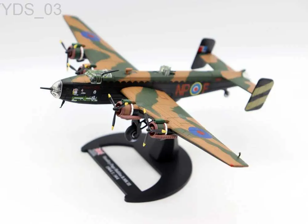 Aircraft Modle New 1/144 Handley Page Halifax B.MK III 1944 Diecast Alloy Simulation Model Aircraft for Collection Gift YQ240401