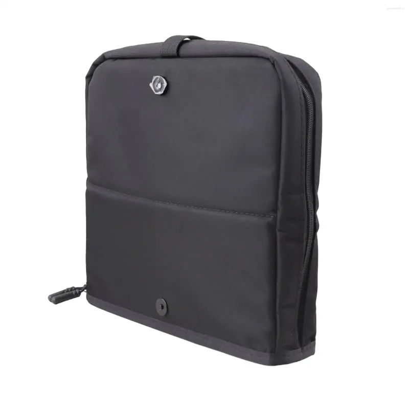 Sacs à cosmétiques Porte-pinceau de maquillage de voyage Compact Anti-poussière Stand Up Sac de transport portable Fermeture à glissière durable Grand pour les artistes d'outils de beauté