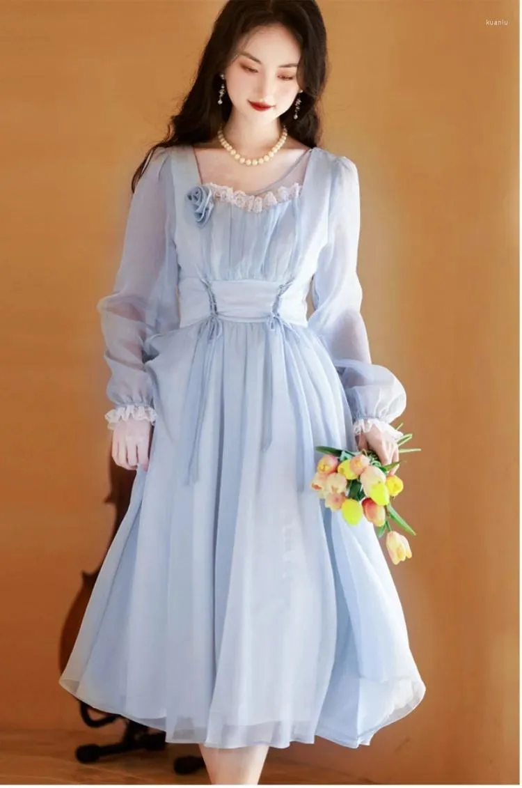 light blue dress long sleeve Shop the Lucia Sheer Ruched Mini in Features * Convertible neckline wear on or off the shoulder * Sheer long sleeves for elegant arm coverage * Allover ruching flatters and defines curves * Bodycon mini length for a leglengthening effect * Back zipper * Fully lined body Light Blue Midi Cotton Dress