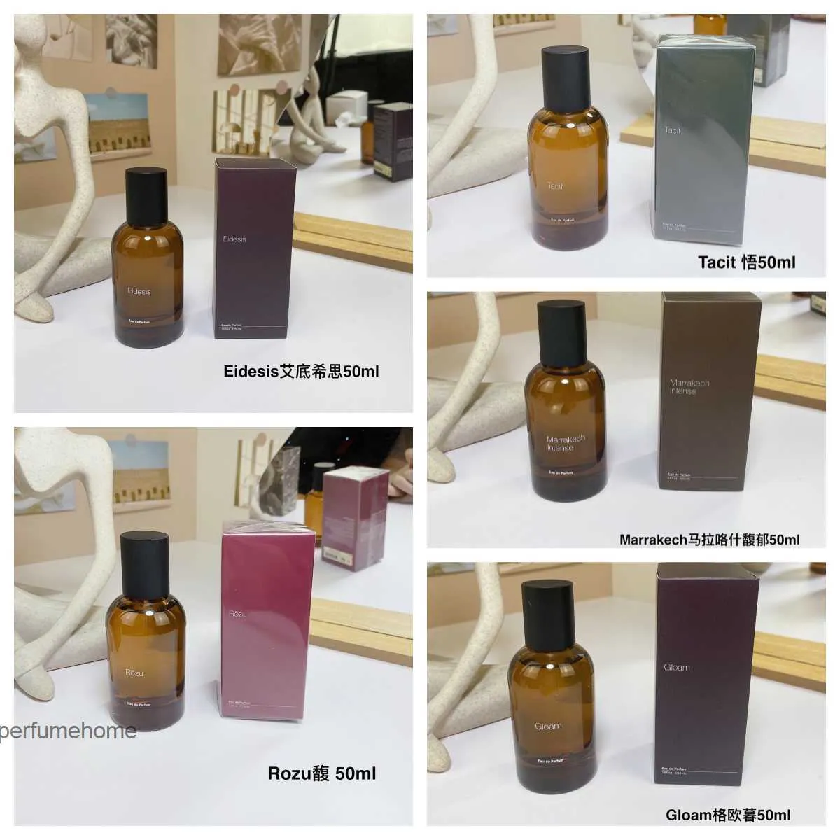 kwaliteitsparfum voor mannelijke/vrouwelijke geuren AES parfums EDP Top 50ml Goede geuren spray Frisse en aangename geurHJNM