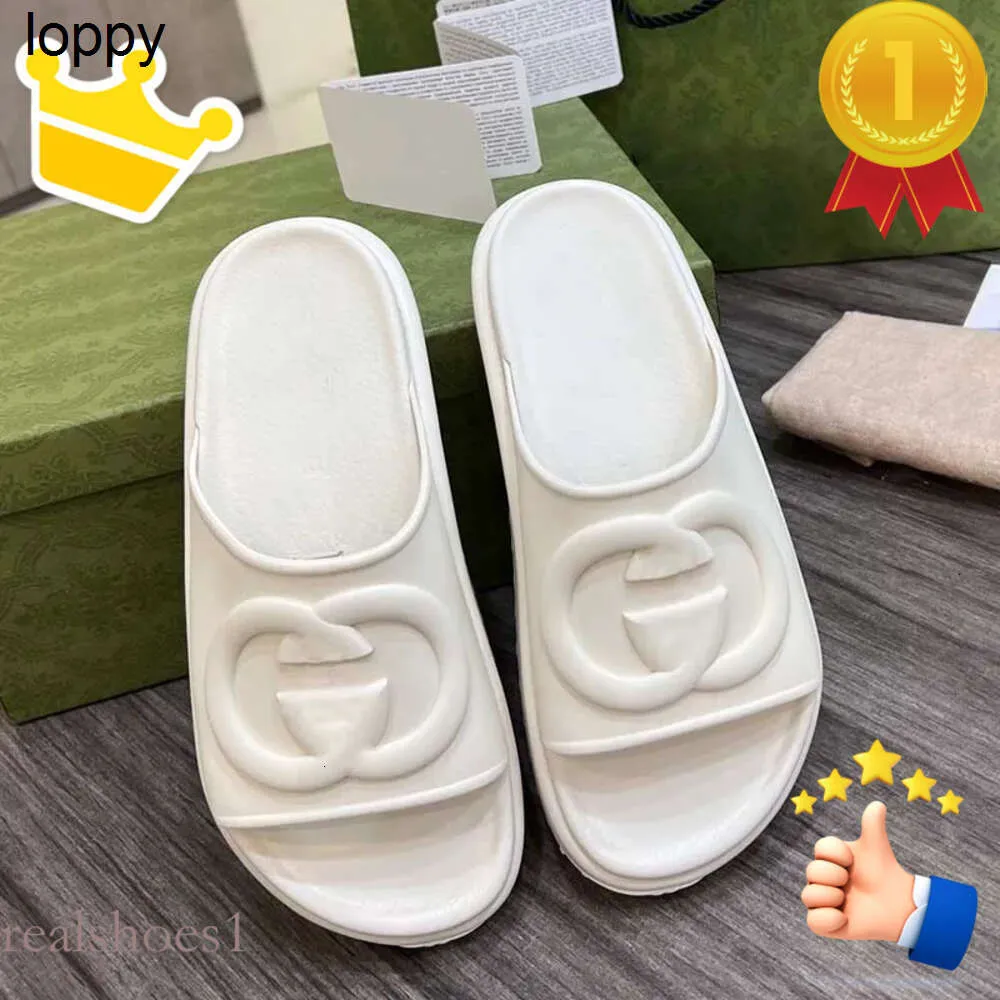 2024ss Slippers Womens Interlocking Sandal Mens Designer Sandals Rubber Platform Slide Summer Shoes Dearfoam Chaco slippers