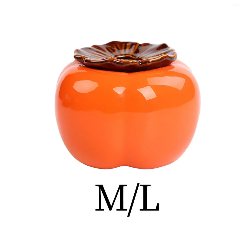 Vases Persimmon Flower Vase Figurine Rural Decorative Flowerpot Bonsai Pot Sculpture For Office Home Bookshelf Patio Balcony