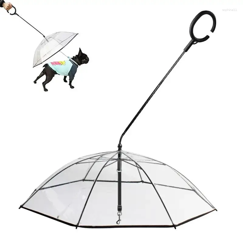 Dog Collars Umbrella For Small Dogs Pet Adjustable Handle C-Shape Angle