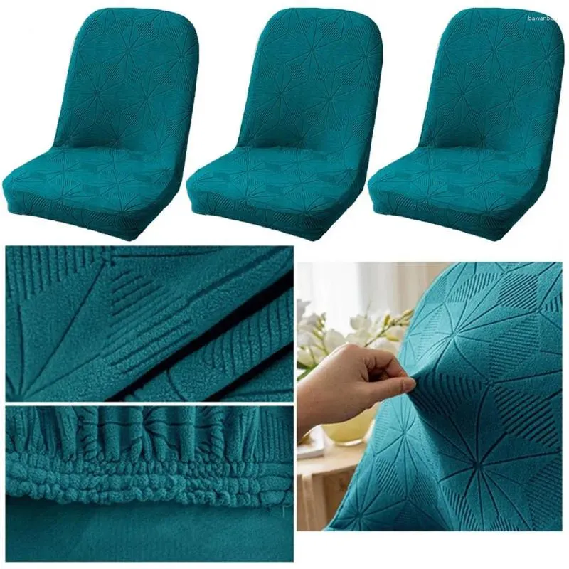 Cadeira cobre jacquard padrão capa elástica antiderrapante protetor de assento para sala de jantar decoração casa