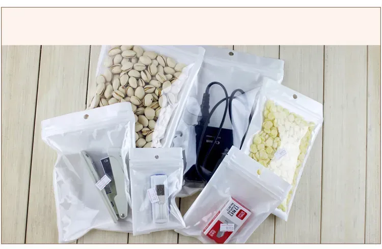 clear mylar plastic zip lock bags smell proof runtz  packaging poly self sealing baggies for mobile phone data line tea