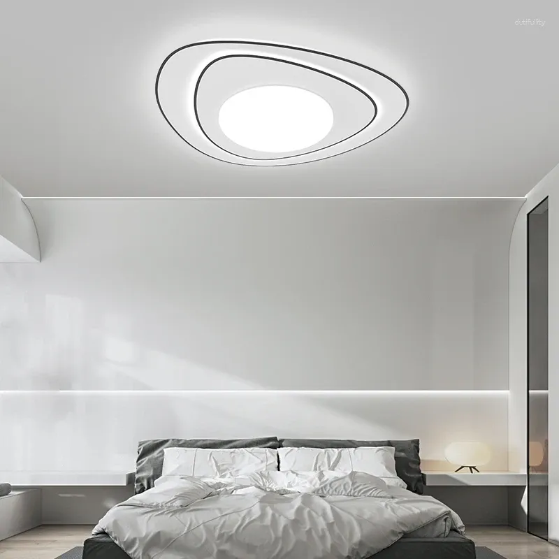 Deckenleuchten Einfache LED Nordic Modern Schlafzimmer Lernraum Schwarz Gold runde Lampe Haus innendekoration Beleuchtung Lampen