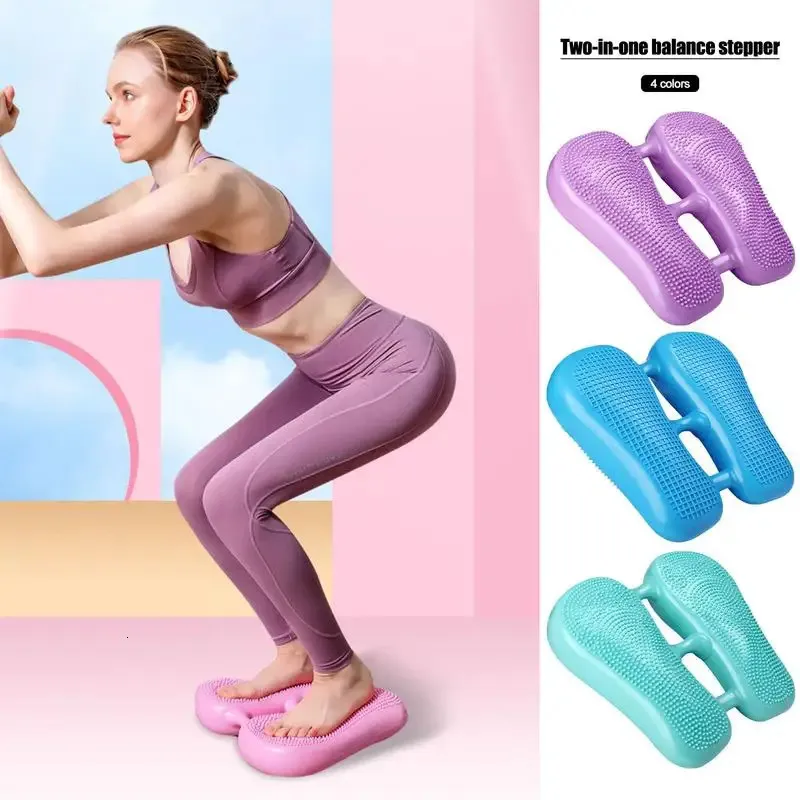 Balance Stepper Portable Inflatable Balance Stepper With Non Slip Grip For Indoor Gym ...