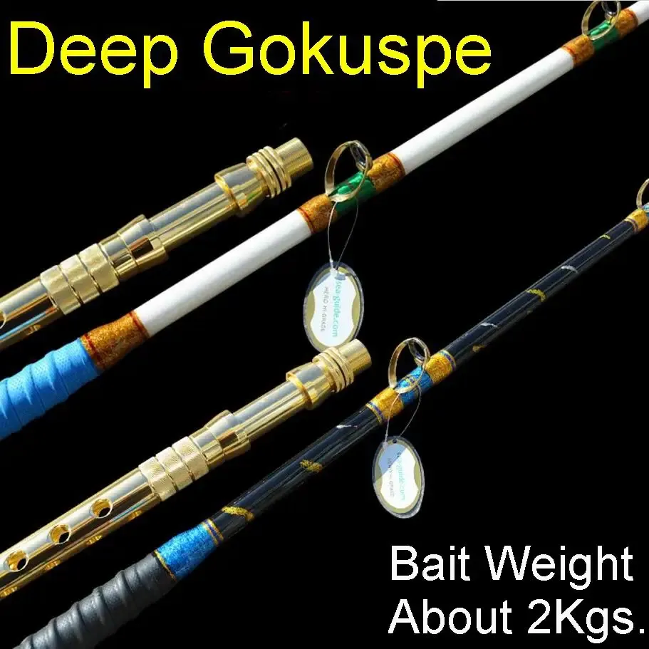 TIDES ZZ49 2,1M 2,4M 2,7m Fuji Sea Deep Gokuspe Super puissant Jigging Ocean Boat Fishing Shark Trolling Told Bait 2kgs