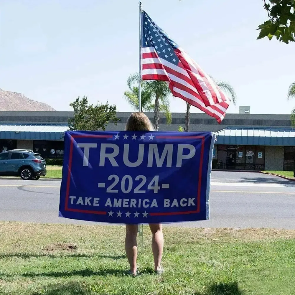 Trump 3x5 pés 2024 bandeira donald trump bandeiras 90x150cm manter américa grande bandeira donald para o presidente eleição dos eua