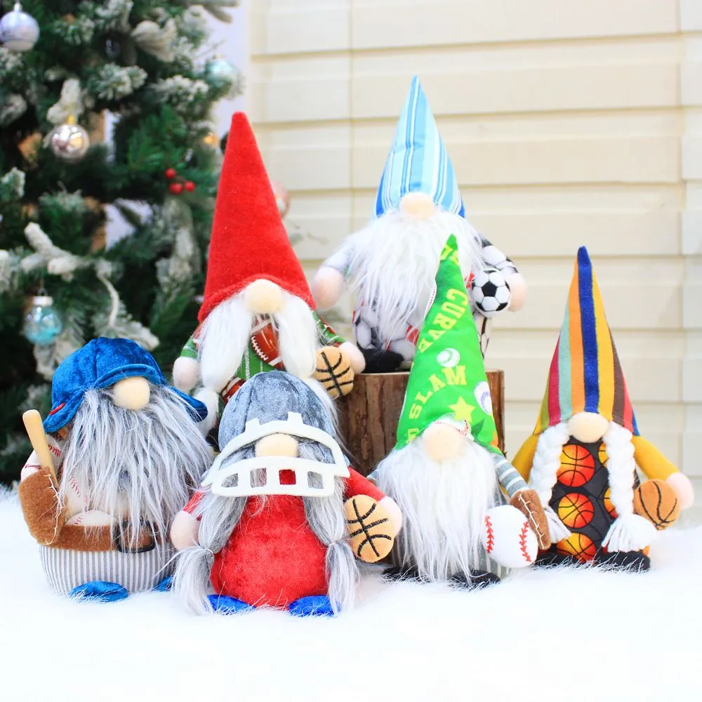 2023 New Christmas Faceless Dwarf Rudolf Doll Nordic Sports Window Decoration Christmas Doll Decoration Free Shipping DHL/UPS