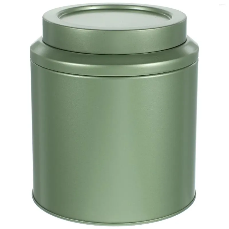 Storage Bottles Tinplate Tea Containers Canister With Airtight Lids Portable Food Jars Canisters For Leaf Bag