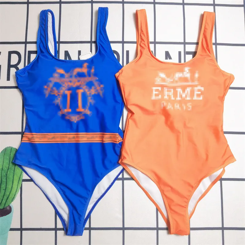 Women Designers Bikini luksus litera drukuj jednoczęściowy stroje kąpielowe plaż