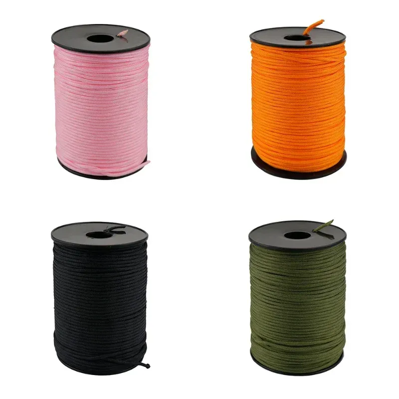 Paracord 100m Wojskowy Standard 5core Paracord Lina o średnicy 3 mm Outdoor Parachute Cord Survival Parrella Namiot Smycz pasek Smycz