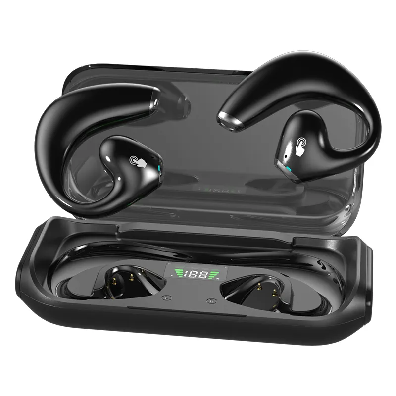 2024 OWS Bluetooth Earfoni Wireless Cuffie Sport Aurbuds HD Chiamata HiFi 5D Afferido di riduzione del rumore intelligente Smart per Xiaomi iPhone Samsung Huawei