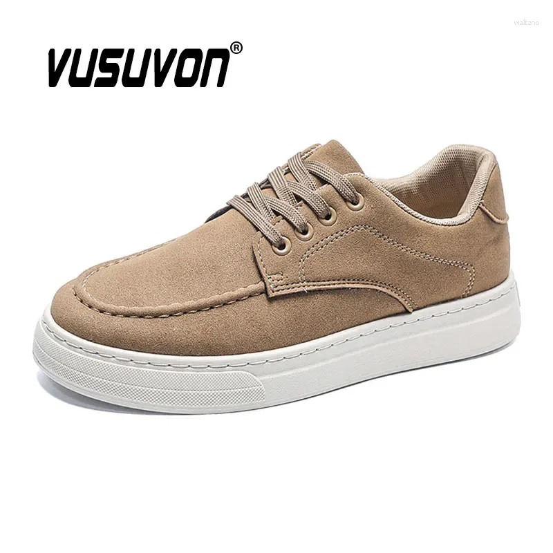 Casual Shoes Men Derby Fashion Dress Classic Black Causal Sneakers Business Suede Footy na imprezę duży rozmiar 39-44