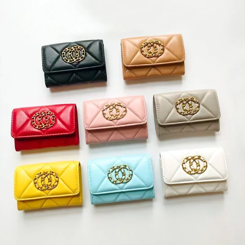 10A quality Designer card holders wallet cc Women men caviar quilted purses luxury cardholder coin purse Leather man card case keychain holder DHgate zipper wallets