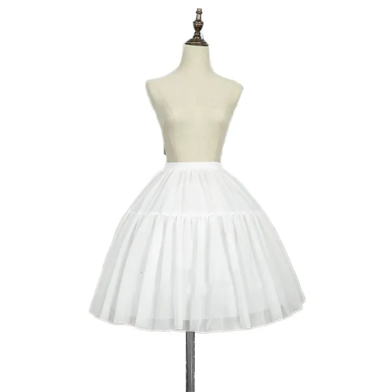 Kvinnor 1950 -talets tutus tyll petticoat 35 cm 4 lager ruffled bubbla kjol underkjol halv glidklänning för kostymfest 240401