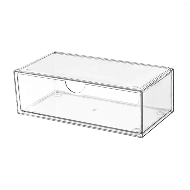 Storage Boxes Glasses Box Decorative Clear Multifunctional Large Capacity Makeup Container For Jewelry Lipstick Home Bathroom