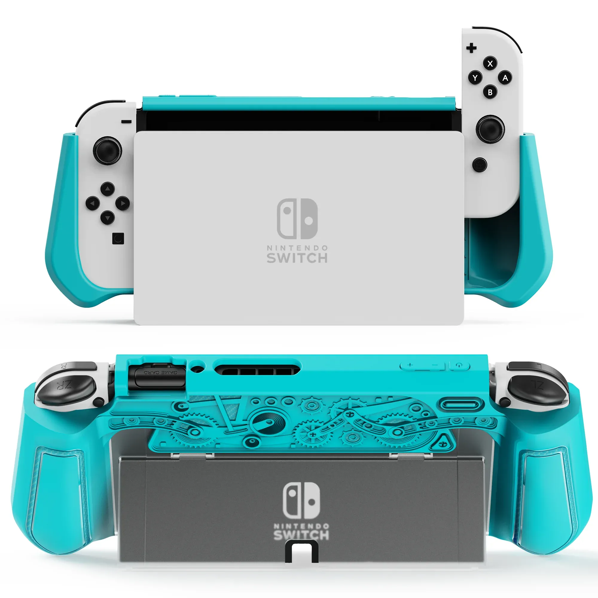 Cases For Nintendo Switch Case TPU Grip Protective shell Shockproof Armor Back Cover for nintendo switch Oled case dustproof cover