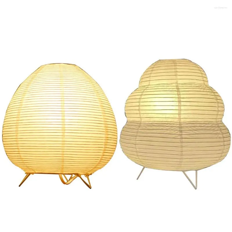 Table Lamps Bedside Study Lamp Rice Paper Desktop Decorative Lantern Light Handmade Nordic For Living Room Bedroom