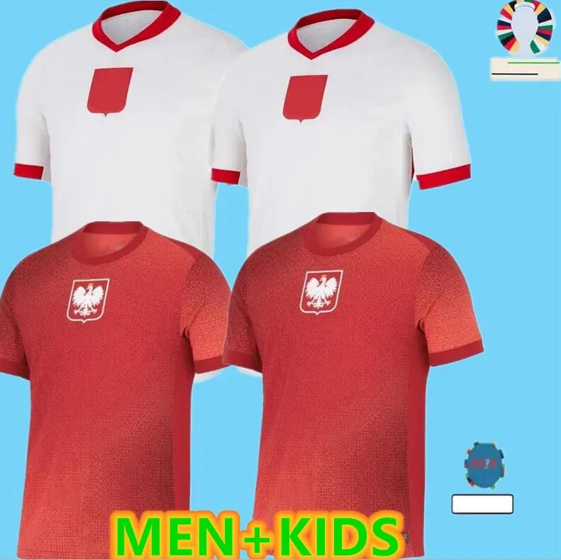 2024 New Poland Lewandowski Soccer Jerseys KRYCHOWIAK Polonia 24 25 GROSICKI Zielinski Milik Zalewski Szymanski Polish Football Shirt