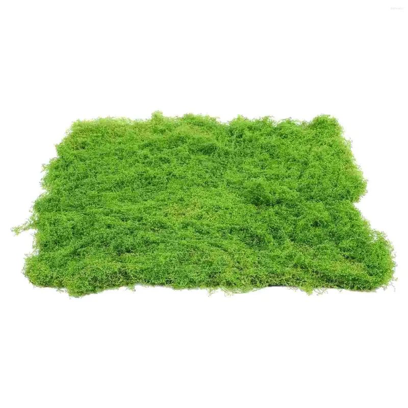 Decorative Flowers Artificial Fake Moss Turf Grass Rugs Micro Landscape Decor Pearl Cotton Pad Scene