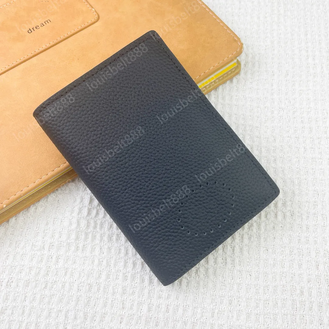 НОВЫЙ модный классический французский бренд Дизайнерский кошелек для паспорта Высококачественная кожа Роскошный мужской женский кошелек для паспорта Кошелек для карт 4 слота для карт 1 слот для паспорта 10 цветов
