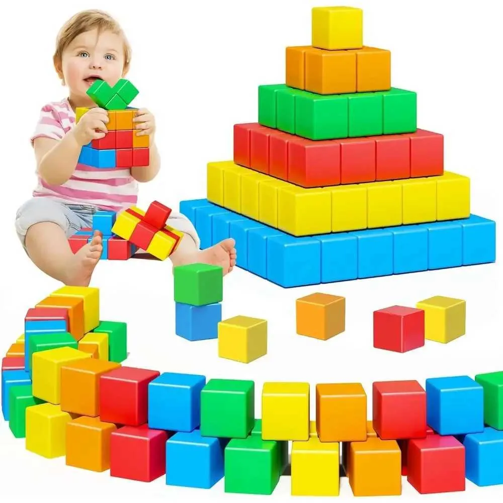 Magnetic Blocks 1.41-Inch Large Building Blocks Stem Magnetic Toys, The ...