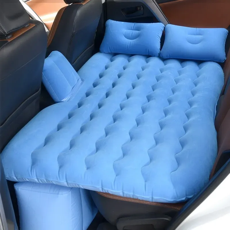 Andra interiörstillbehör bil luft uppblåsbar resmadrass säng för baksätet mti funktionell soffa kudde utomhus kammatt droppe avtxti