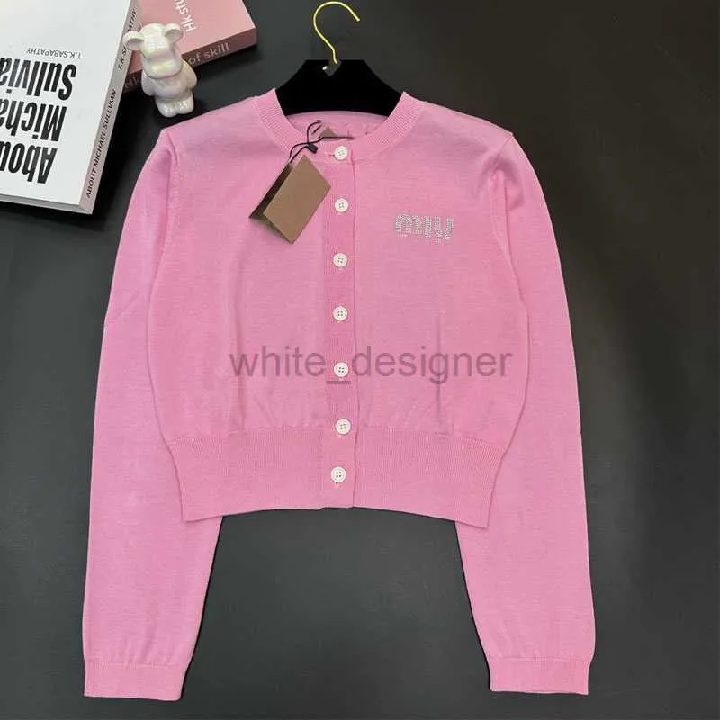 Designer T Shirt Women Knitted Solid Color Cardigan Women's Sunproof Thin Style Same Style Expert