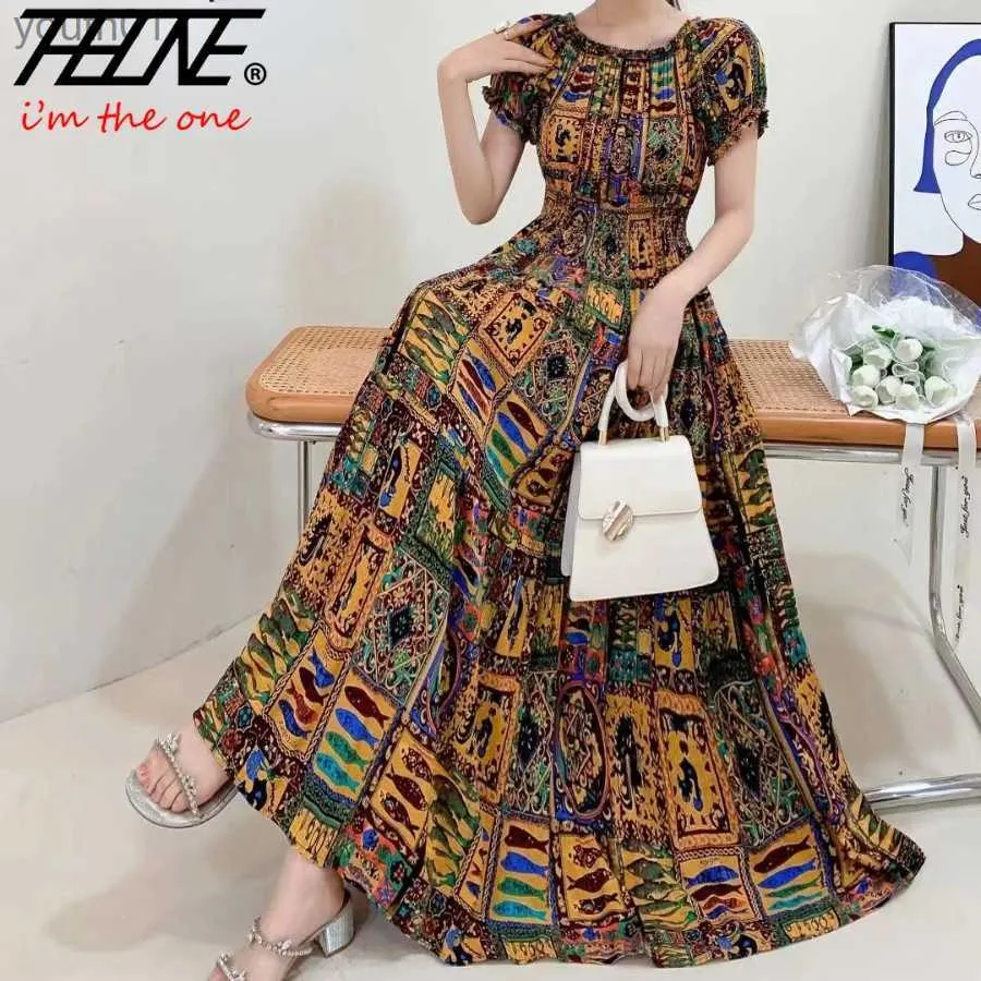 Basic Casual Dresses Indian Dress Summer Beach Holiday Women Clothes Long Maxi Vintage Sexy Korean Prom Boho Bohemian Floral Robe Vestidos yq240402