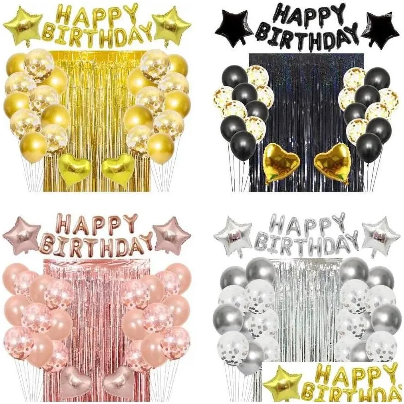 Party Decoration Decorative Birthday Balloon Set Colorf Arch Kit For Baby Shower Wedding Drop Delivery Home Garden Festive Supplies E Dh9Ai