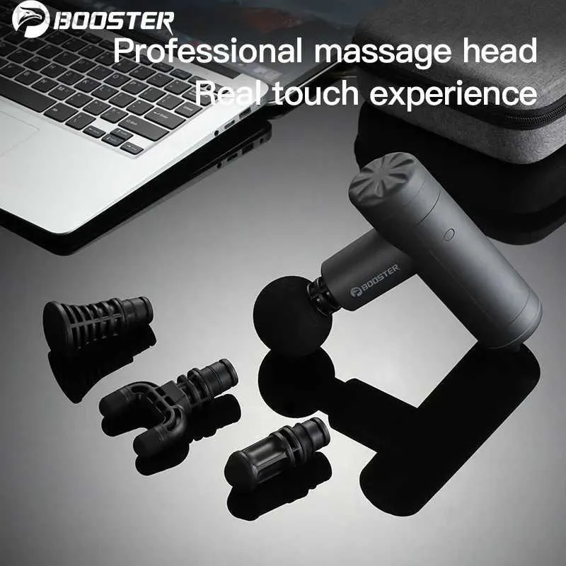 Massage Gun Booster Mini X Back and Neck Massager Electric Portable Fitness Size Body Machine Relax YQ240401