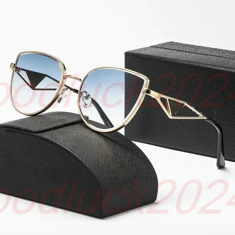 Occhiali da sole vintage con logo triangolare Occhiali da sole da donna Marca Minimal Donna Occhiali da sole barocchi Occhiali da sole neri sfumati moda Oculos Lunette De Soleil 051