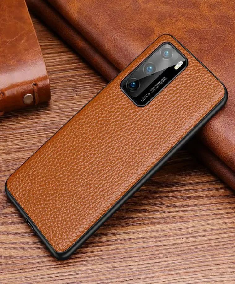 Pour Xiaomi Mi 10 Pro étui autocollant couverture de luxe Original coloré mince étui en cuir véritable pour Xiaomi Mi 10 Pro9412542