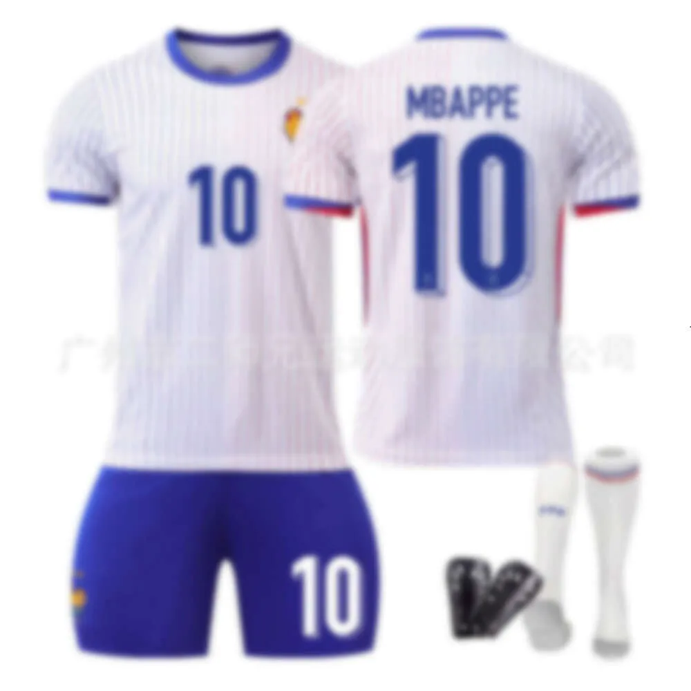 Fotboll sätter spårdräkter Cup France Jersey 2024 Away Mbappe Adult Training