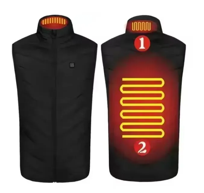 Mens Winter 27 Zone Heating Vest Jacket USB Smart Electric