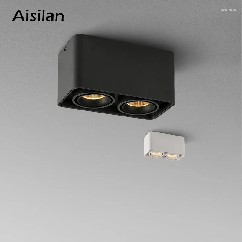 Plafondverlichting Aisilan Opbouwlamp Anti-glare Flikkervrij GU10 Lamp Moderne Spots Voor Slaapkamer Woonkamer